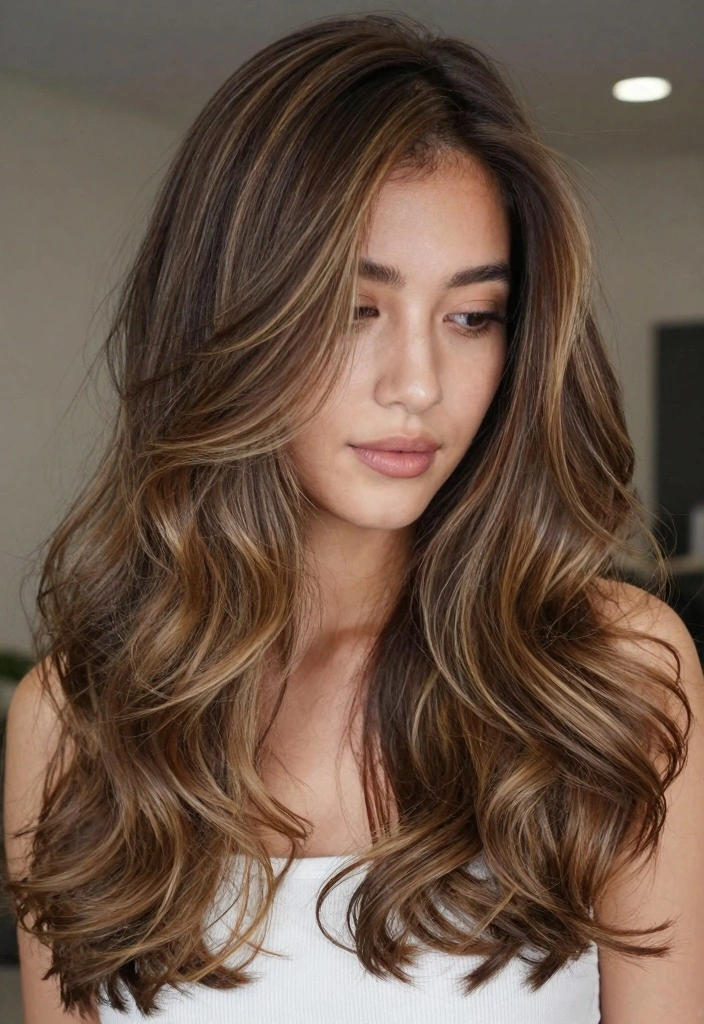 16 Medium Brown Hair With Highlights Ideas for Natural Lift - 12. Ombre Highlights 1