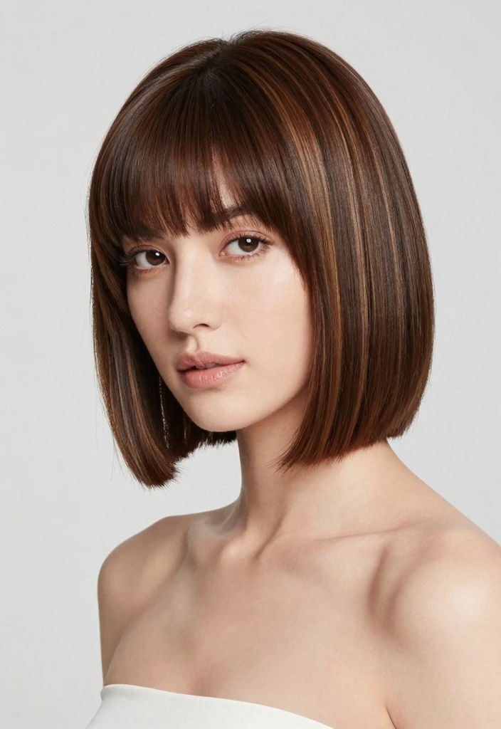 16 Medium Brown Hair With Highlights Ideas for Natural Lift - 5. Chocolate Brown Highlights 1