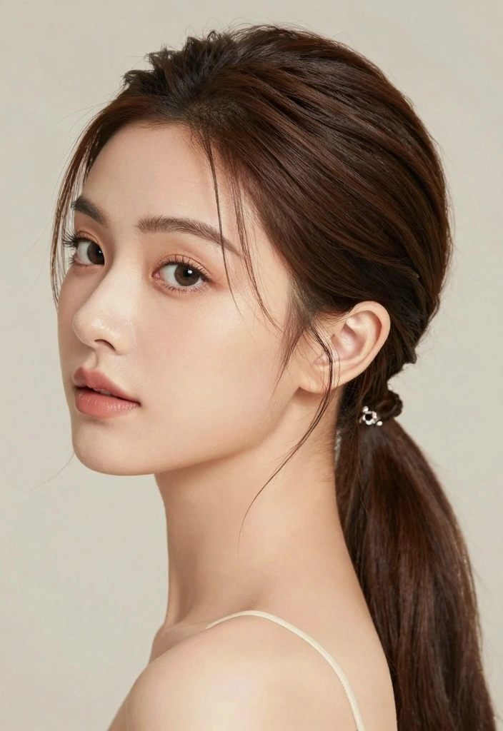 16 Pageant Hair Ideas Big Polished Glam - 7. Chic Low Ponytail 1