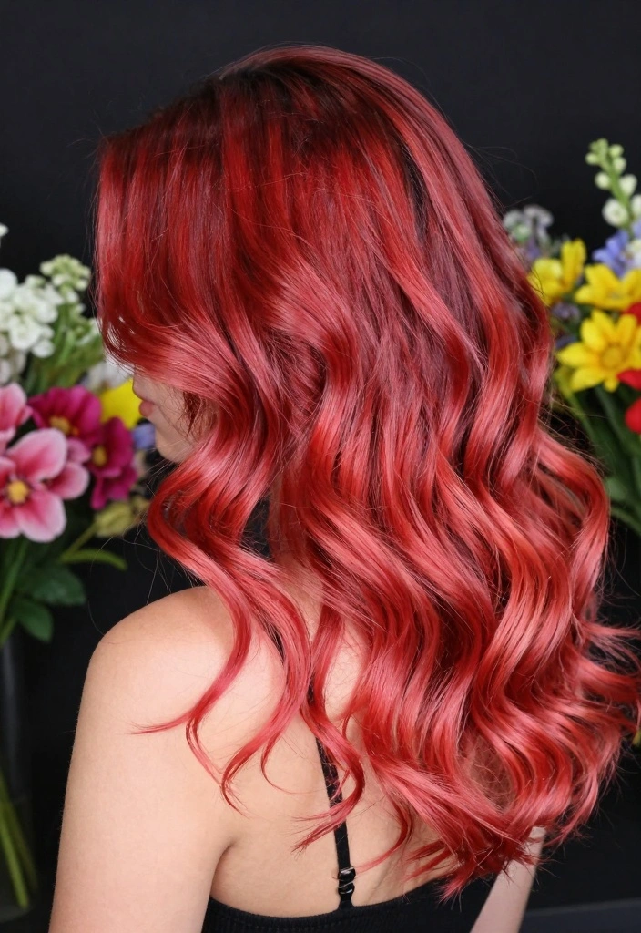 16 Red Blonde Hair Ideas for a Strawberry Glow - 13. Bright Strawberry Ombre 1