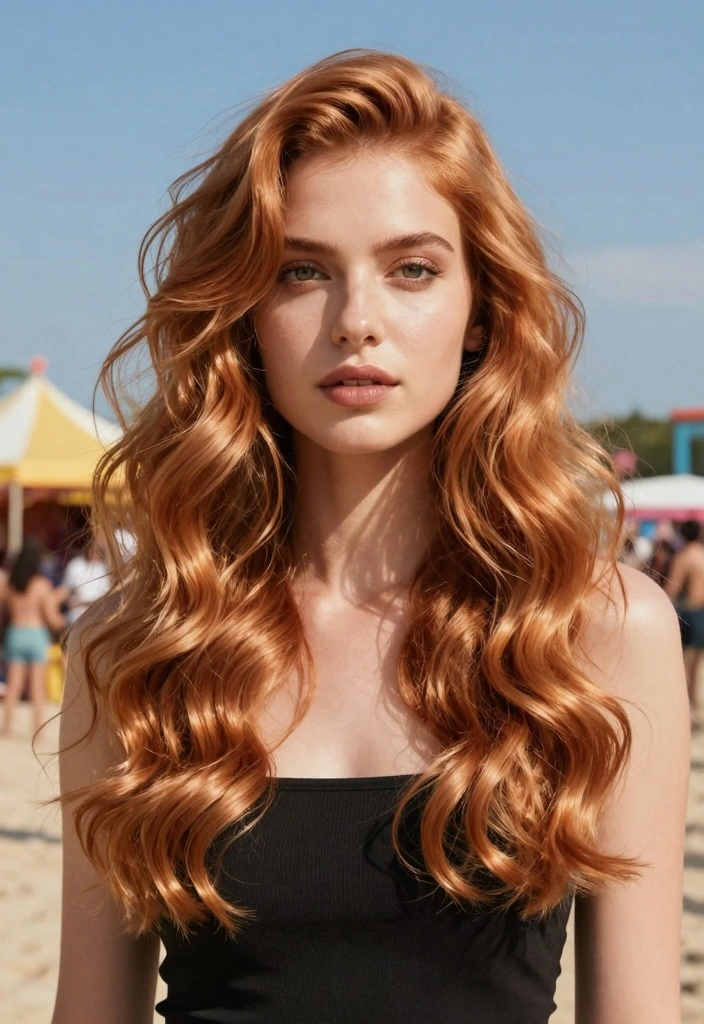 16 Red Blonde Hair Ideas for a Strawberry Glow - 6. Bright Copper Blonde Mix 1