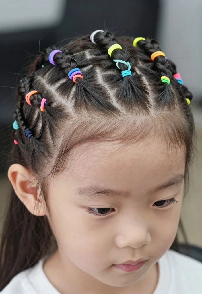 16 Rubber Band Hairstyles for Natural Hair Ideas Creative Protective - 11. Rubber Band Zigzag Parted Styles 1