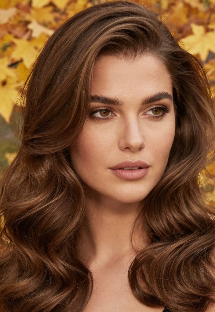 17 Fall Hair Color for Brunettes Ideas: Warm Dimension - 15. Sunkissed Bronze 1