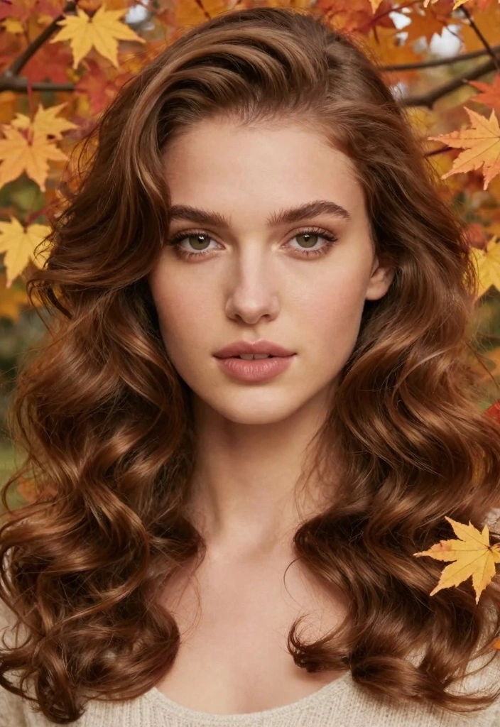 17 Fall Hair Color for Brunettes Ideas: Warm Dimension - 4. Warm Maple Shades 1
