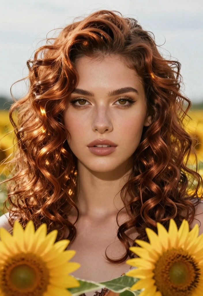 17 Fall Hair Colors Ideas Rich Seasonal Palette - 16. Copper Brown with Honey Tips 1