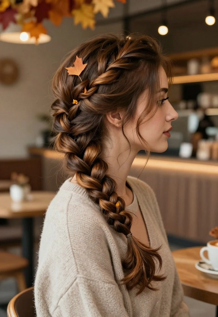 17 Fall Hair Styles Ideas Cozy Everyday Chic - 17. Charming Twisted Braid 1