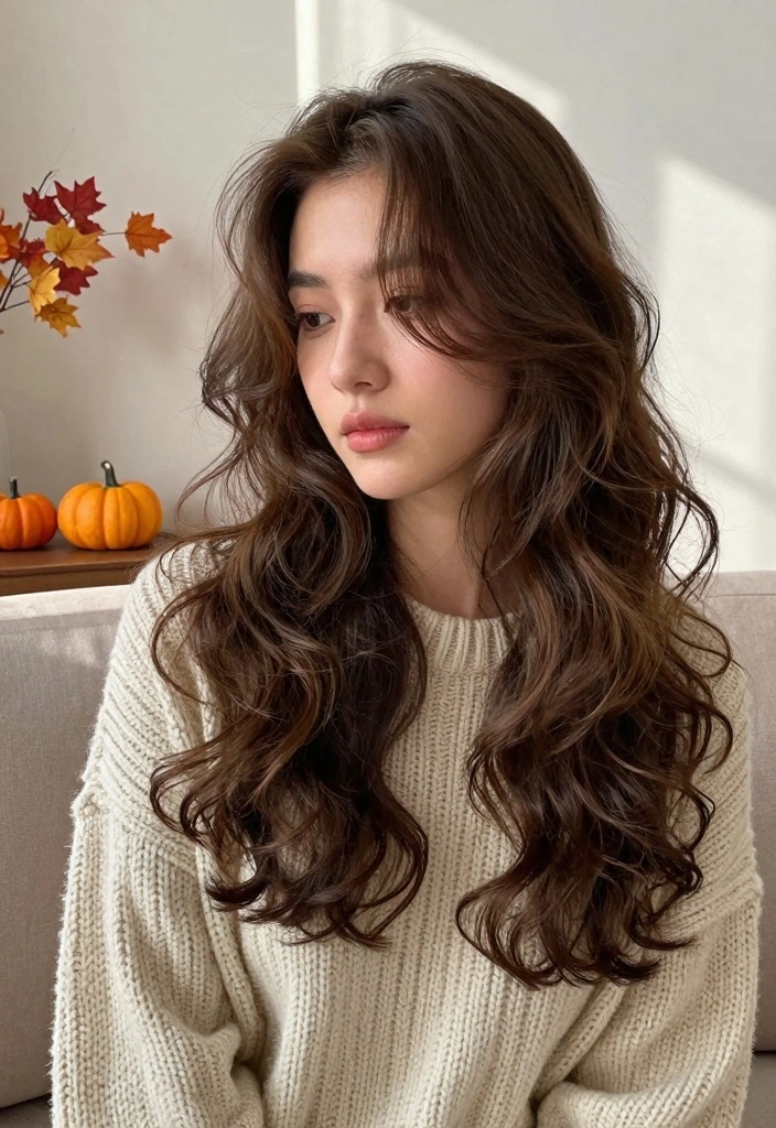 17 Fall Hair Styles Ideas Cozy Everyday Chic - 4. Effortless Beach Waves 1
