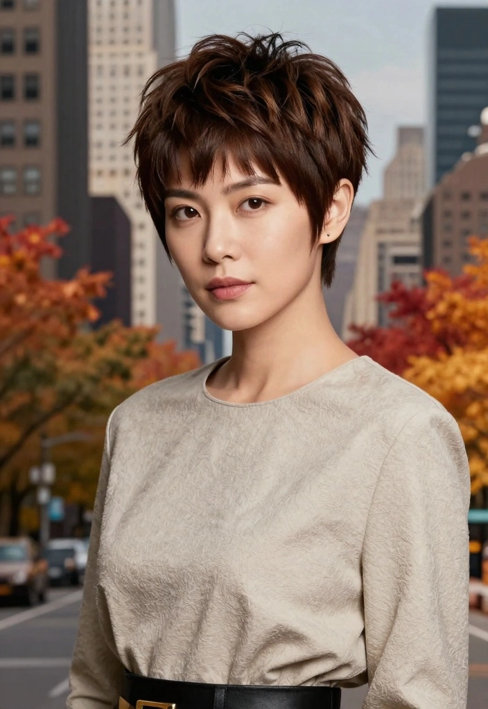 17 Fall Hair Styles Ideas Cozy Everyday Chic - 9. Textured Pixie Cut 1