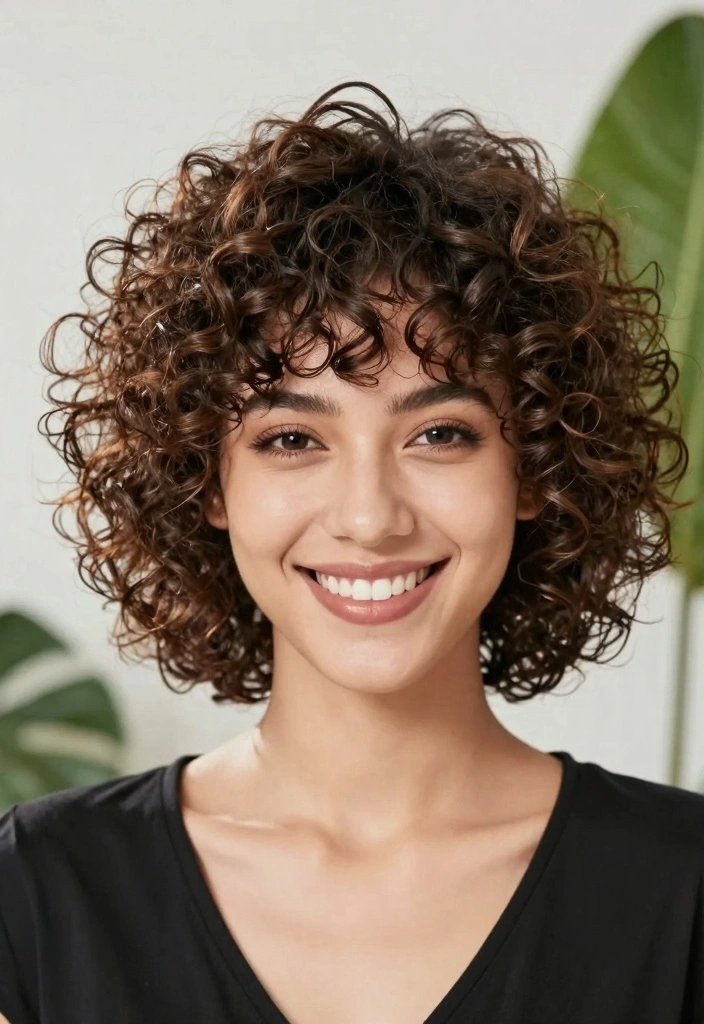 17 Hair Styles for Short Hair Ideas: Versatile Chic - 17. Natural Curls 1