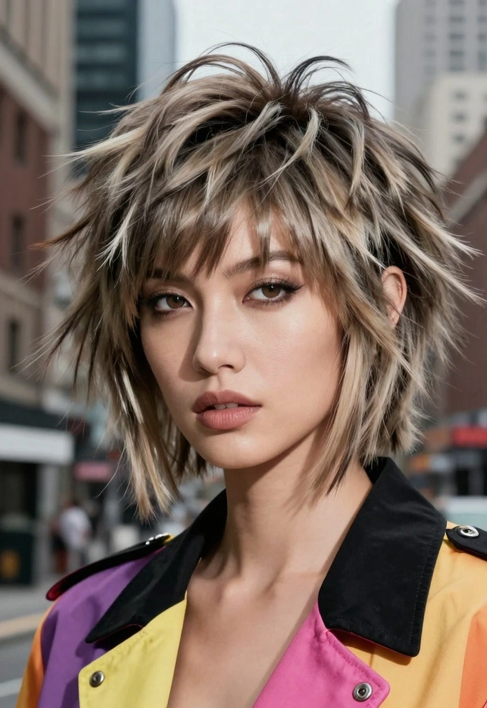 17 Hairstyles for Thin Hair Fine Over 50 Ideas for a Fuller Look - 10. The Modern Wolf Cut 1