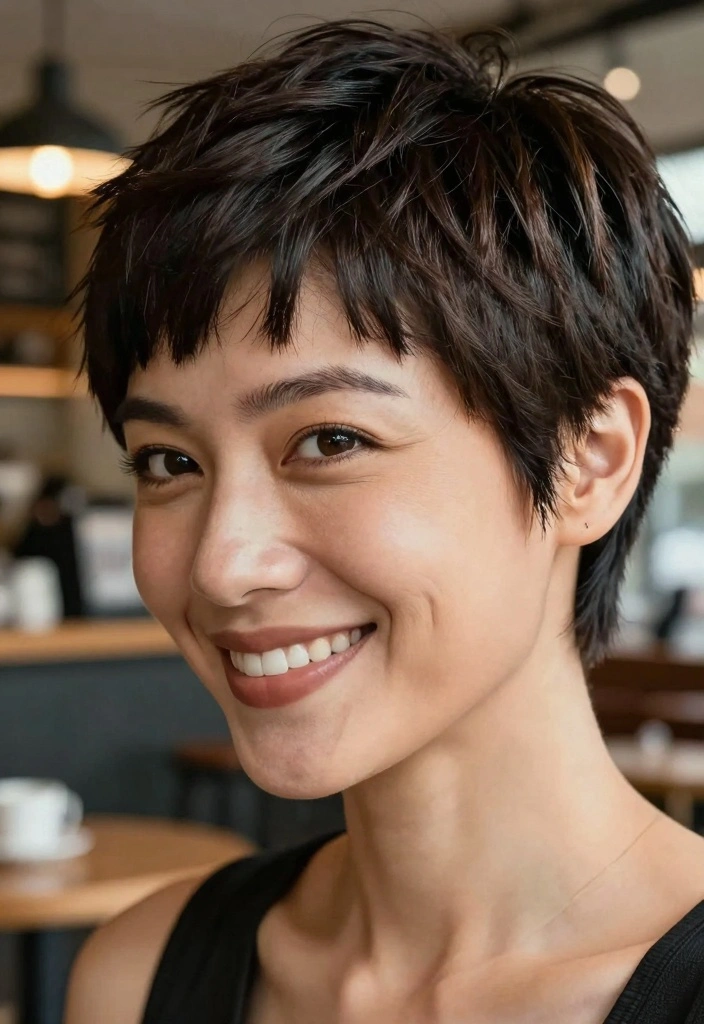 17 Hairstyles for Thin Hair Fine Over 50 Ideas for a Fuller Look - 3. The Classic Pixie Cut 1