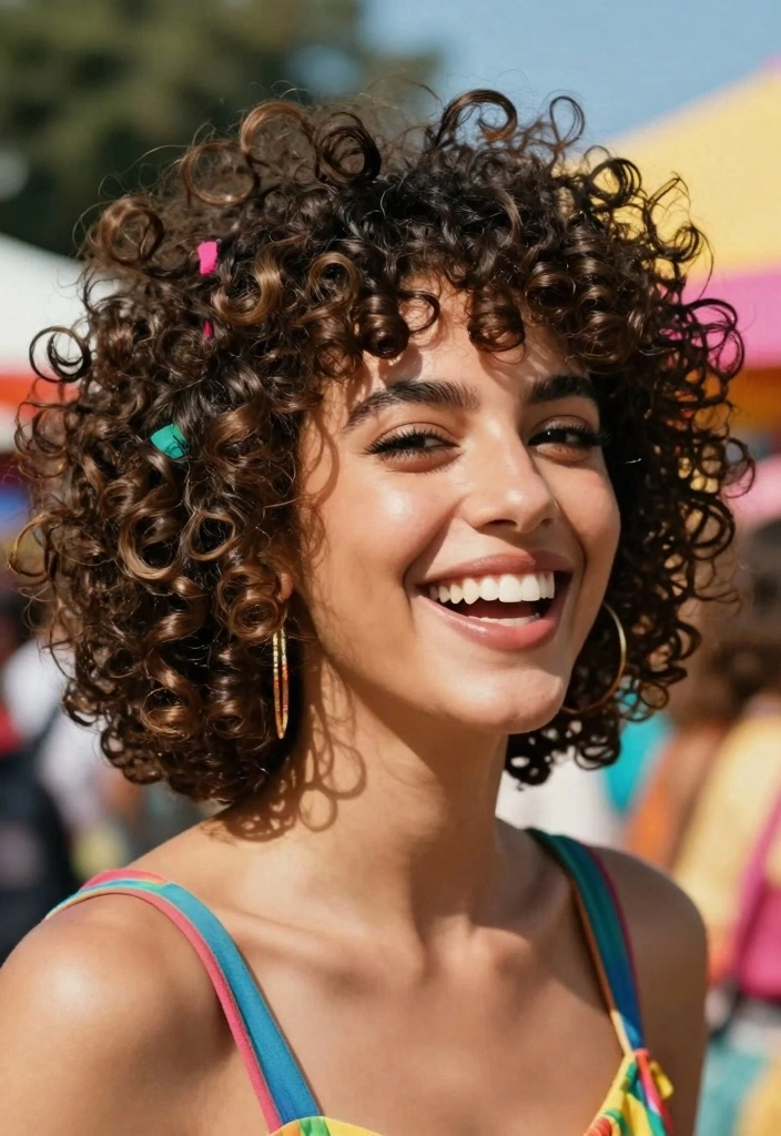 17 Hairstyles for Thin Hair Fine Over 50 Ideas for a Fuller Look - 9. The Curly Bob 1