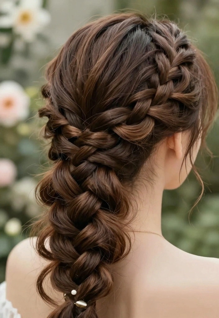 17 Korean Hair Ideas for a Clean Soft Aesthetic - 10. Braided Crown 1