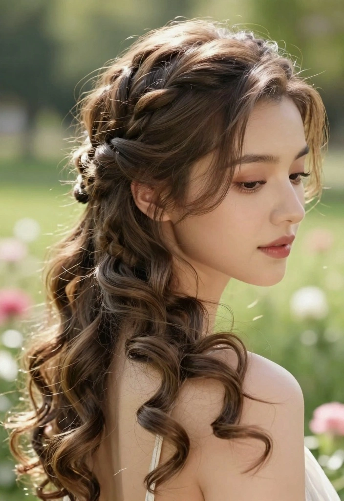 17 Korean Hair Ideas for a Clean Soft Aesthetic - 12. Loose Side Braid 1