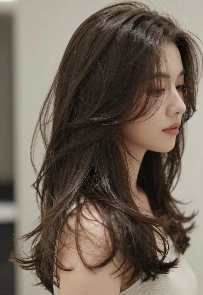 17 Layered Mid Length Hair Ideas: Easy Versatile Style - 1. The Effortless Waves 1
