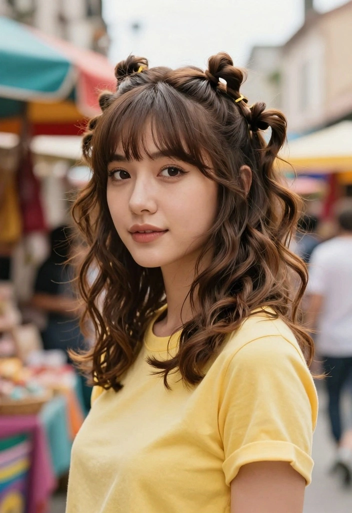 17 Layered Mid Length Hair Ideas: Easy Versatile Style - 11. Playful Twists 1