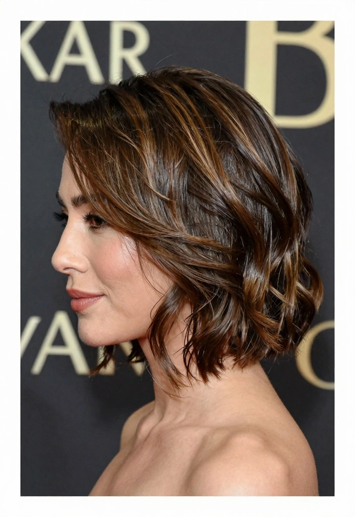 17 Layered Mid Length Hair Ideas: Easy Versatile Style - 16. Unique Layered Updo 1