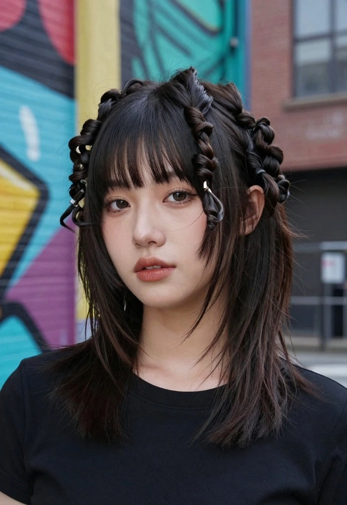 17 Layered Mid Length Hair Ideas: Easy Versatile Style - 17. Layered Hair with a Twist 1