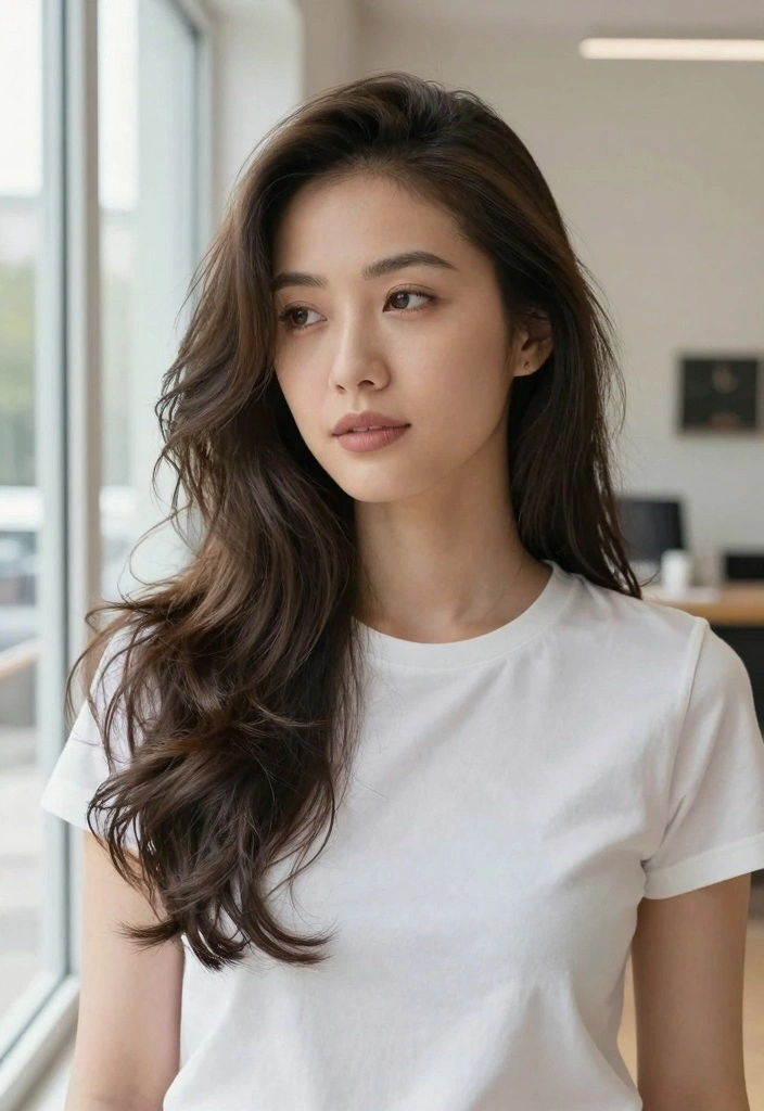 17 Layered Mid Length Hair Ideas: Easy Versatile Style - 8. Side-Swept Layers 1