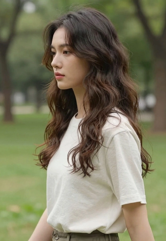 17 Long Layered Hair Ideas for Volume and Shape - 13. Layered Hair with Natural Texture 1