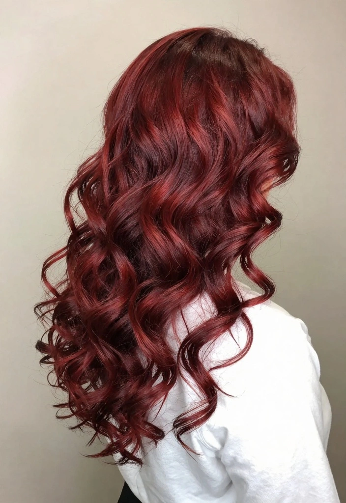 17 Red Wine Hair Color Ideas: Deep Luxe Tone - 3. Deep Red Shades for Bold Statements 1