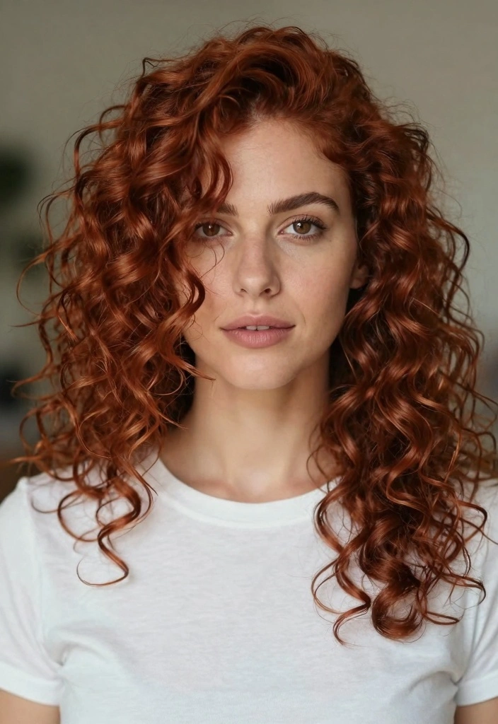 17 Red Wine Hair Color Ideas: Deep Luxe Tone - 9. Rusty Red Vibes 1