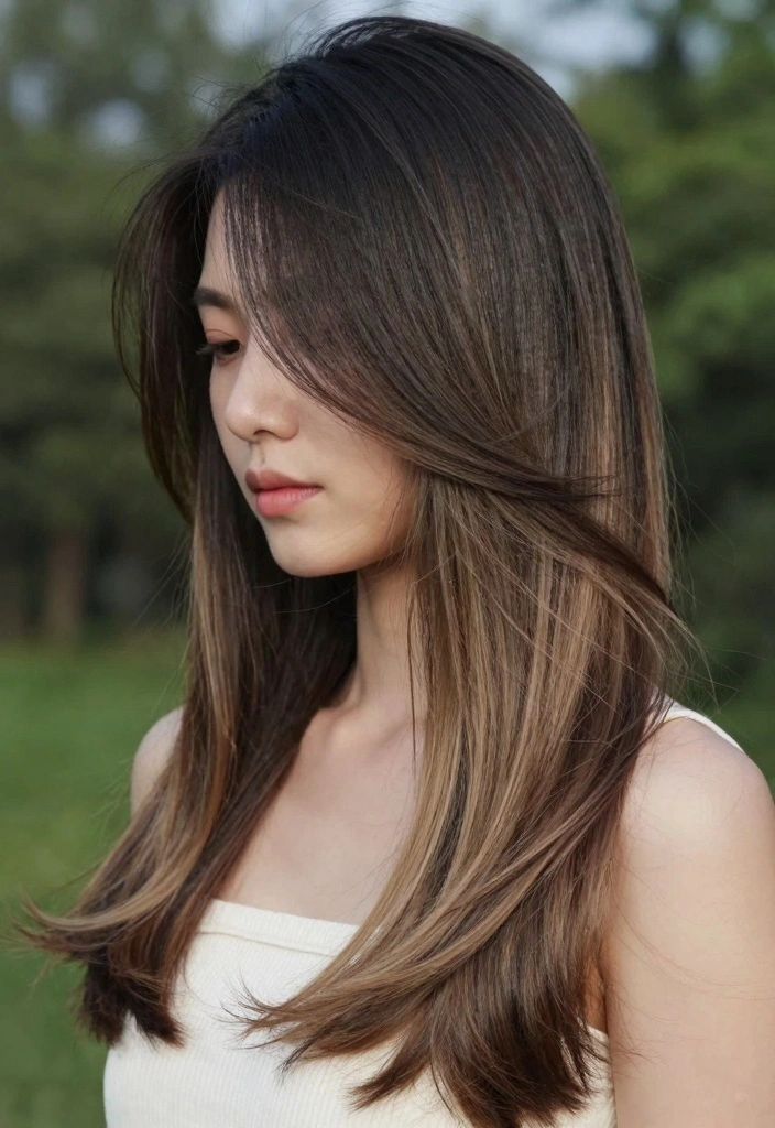 18 Elegant Long Hair Ideas for Women Over 50 - 17. Long Hair with Subtle Ombre 1