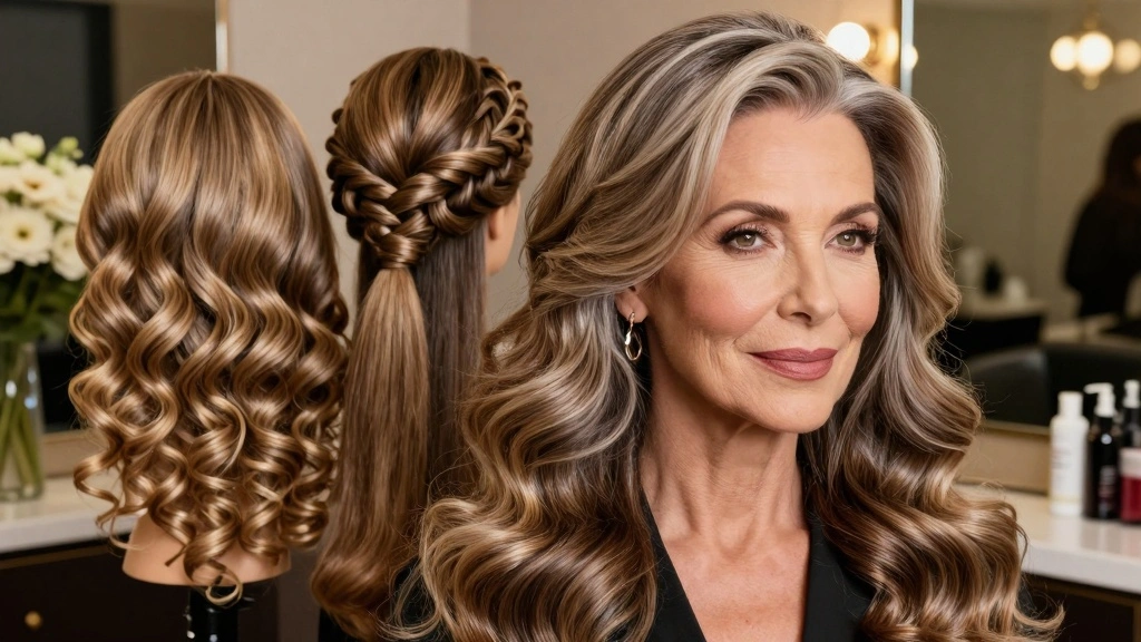 18 Elegant Long Hair Ideas for Women Over 50