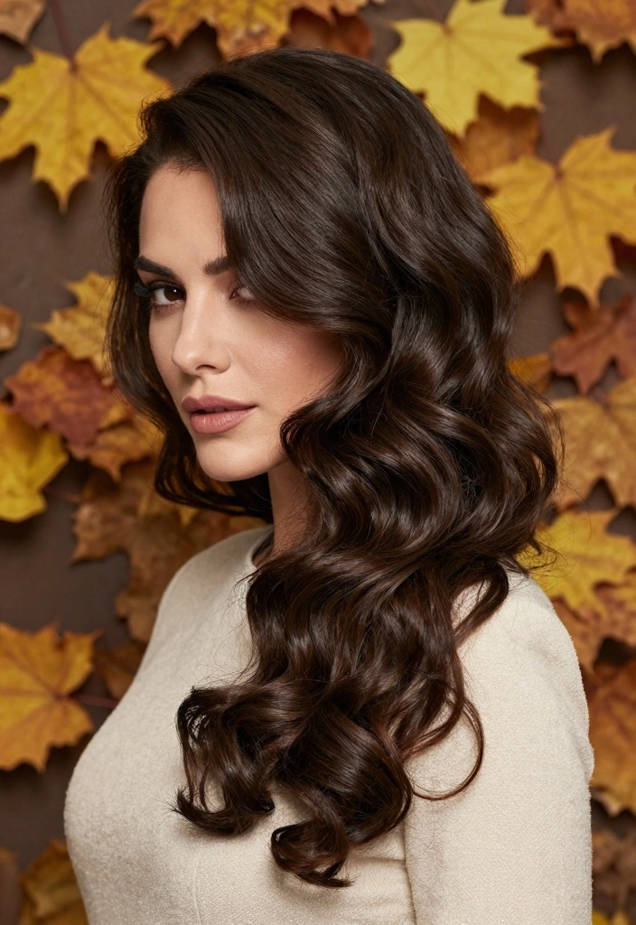 18 Fall Hair Color Ideas Trending Now - 12. Dark Mahogany 1