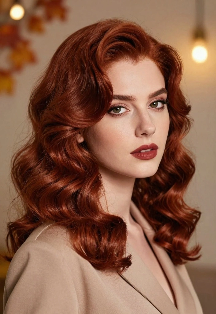 18 Fall Hair Color Ideas Trending Now - 14. Crimson Velvet 1