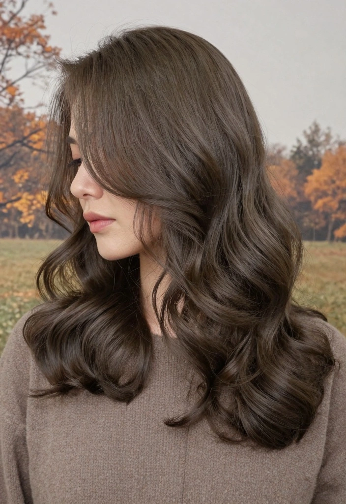 18 Fall Hair Color Trends Ideas You Will See Everywhere - 17. Earthy Slate 1