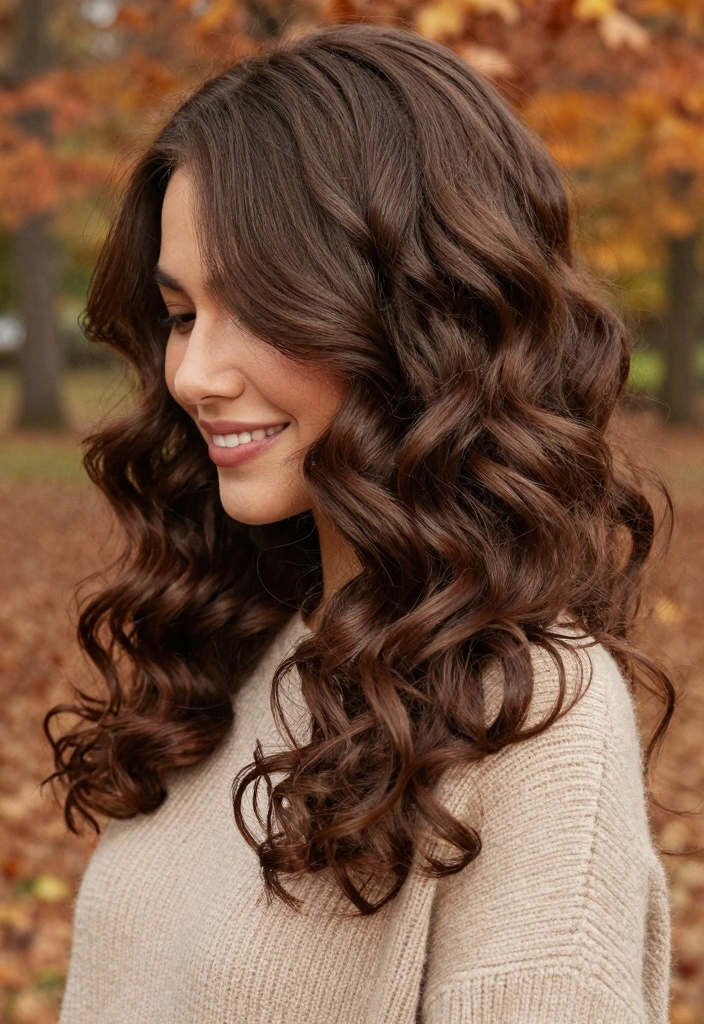 18 Fall Hair Color Trends Ideas You Will See Everywhere - 7. Rich Chocolate Brown 1