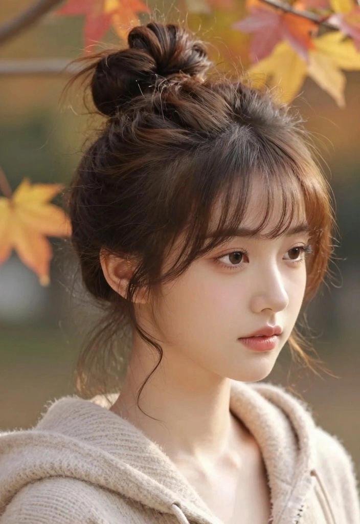 18 Fall Hair Inspo Ideas Save Worthy Looks - 16. Fluffy Updo with a Twist 1