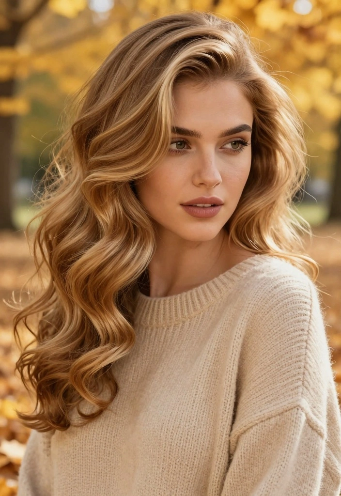18 Fall Hair Inspo Ideas Save Worthy Looks - 3. Warm Honey Blonde 1