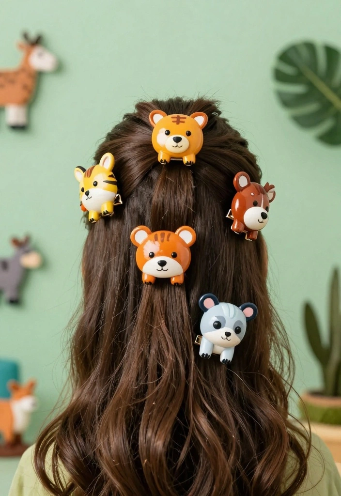 18 Hair Clip Ideas: Easy Stylish Accessory - 15. Animal-Inspired Clips 1