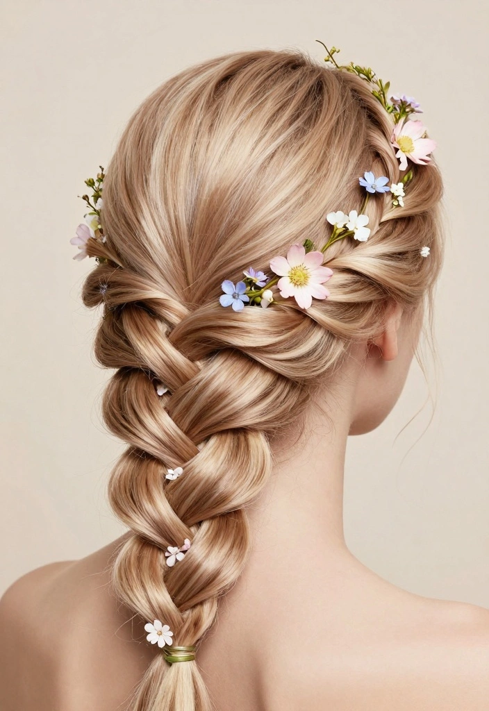 18 Hairstyles for Layered Hair Ideas: Movement and Volume - 14. Layered Crown Braid 1