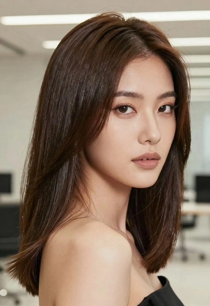 18 Hairstyles for Layered Hair Ideas: Movement and Volume - 15. Elegant Layered Side Part 1