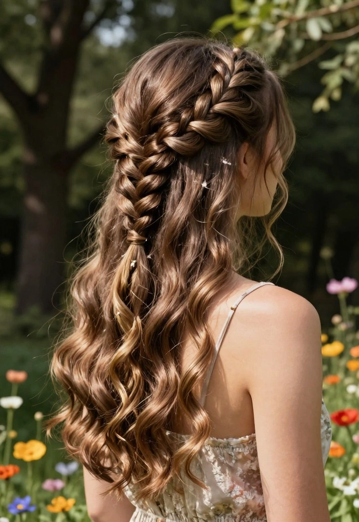 18 Hairstyles for Layered Hair Ideas: Movement and Volume - 7. Braided Layers 1