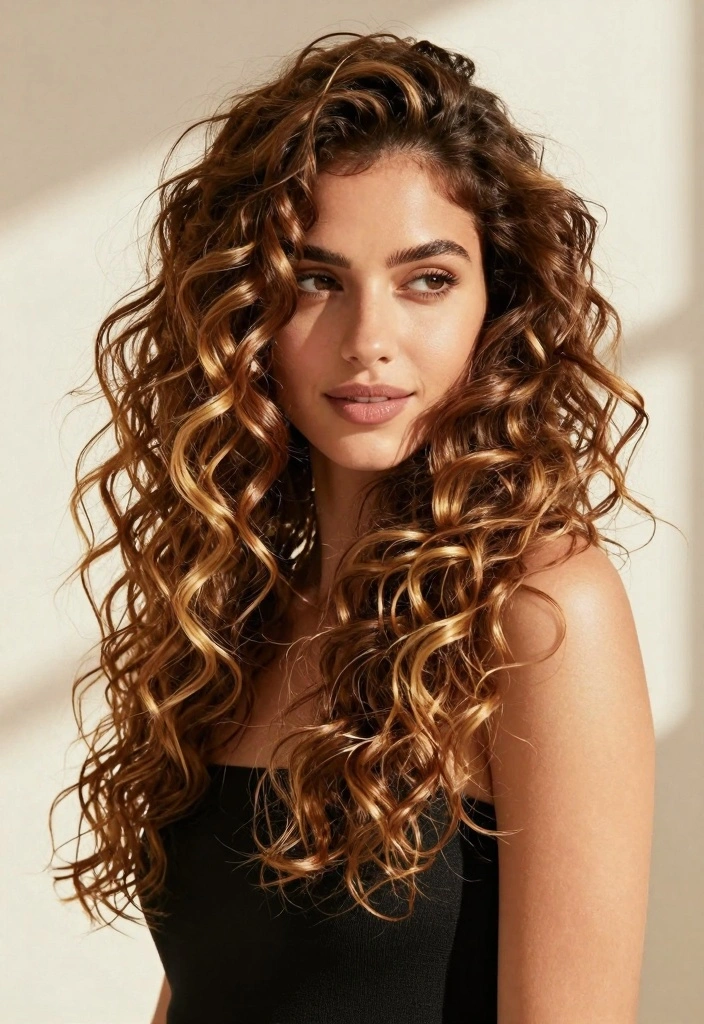 18 Honey Tea Brown Hair Color Ideas: A Soft Warm Blend - 12. Sun-Kissed Honey Tips 1