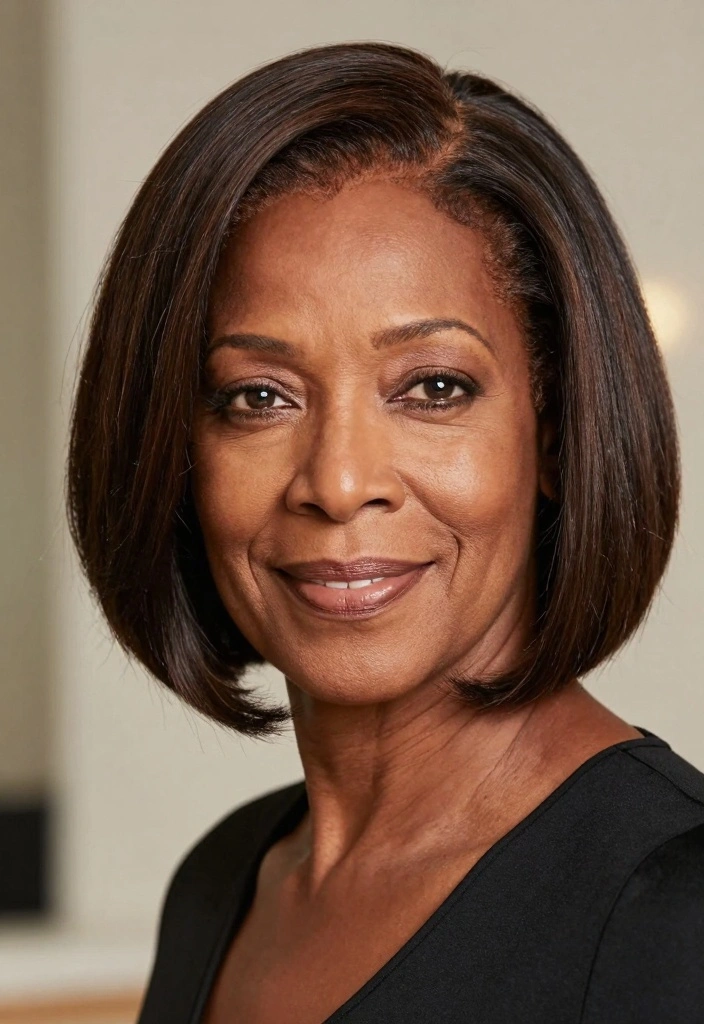 18 Older Black Women Hairstyles Over 50 Ideas Graceful Chic - 1. The Chic Short Bob 1