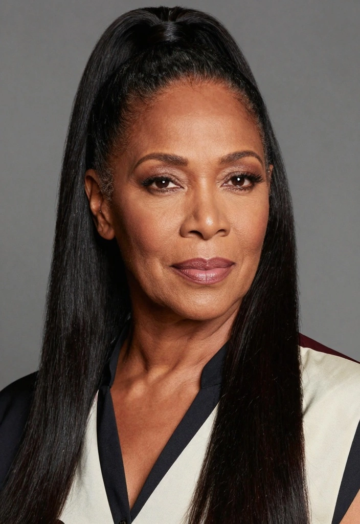 18 Older Black Women Hairstyles Over 50 Ideas Graceful Chic - 16. Sleek High Ponytail 1