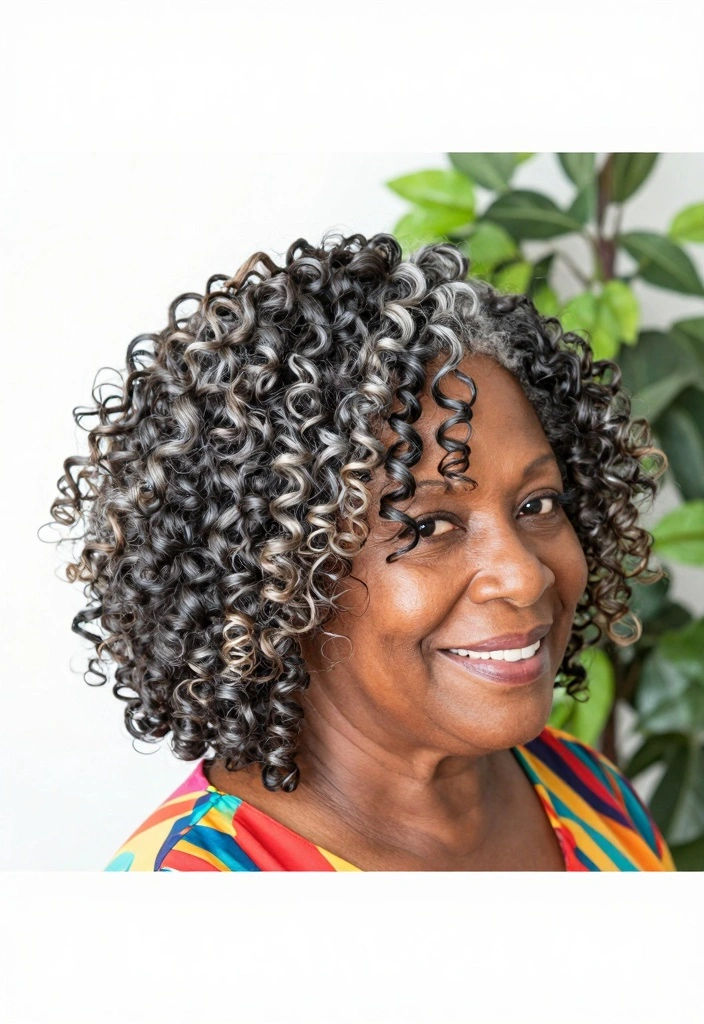 18 Older Black Women Hairstyles Over 50 Ideas Graceful Chic - 2. Natural Curly Crown 1