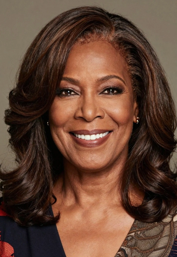 18 Older Black Women Hairstyles Over 50 Ideas Graceful Chic - 5. Shoulder-Length Layers 1