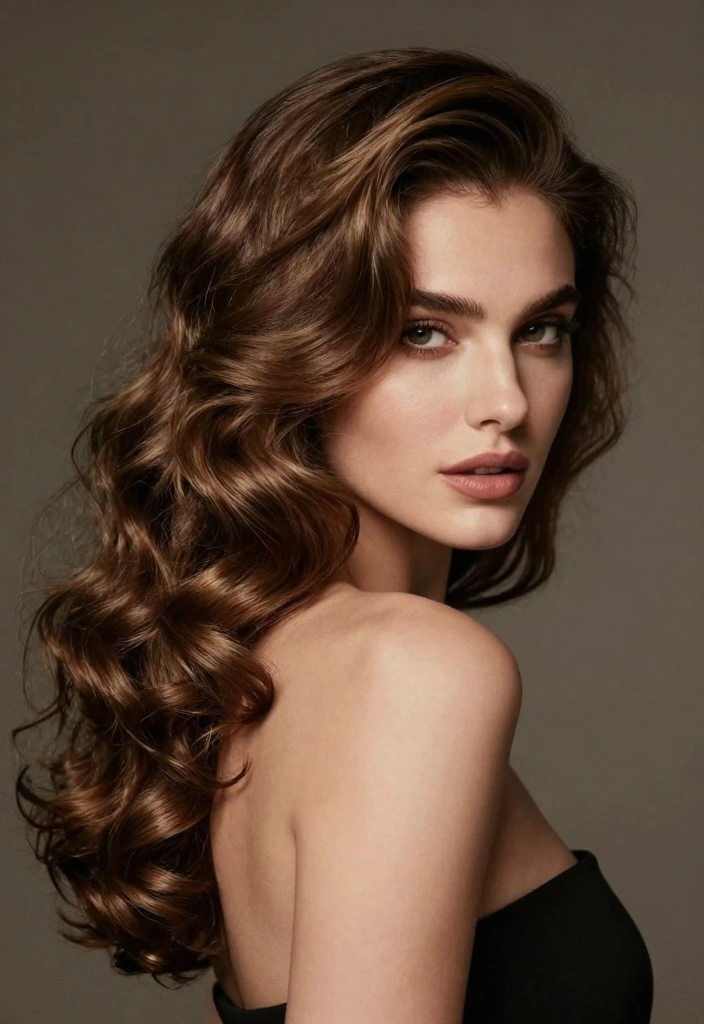 18 Princess Hair Ideas for Soft Fairytale Volume - 10. Glamorous Hollywood Waves 1