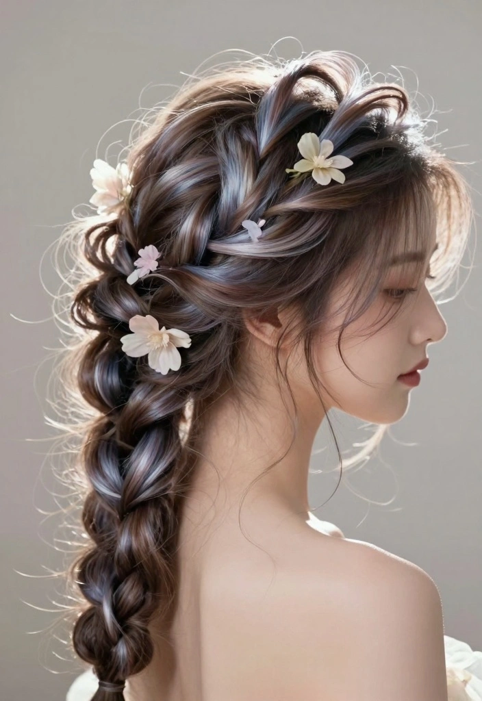 18 Princess Hair Ideas for Soft Fairytale Volume - 12. Magical Twisted Halo 1