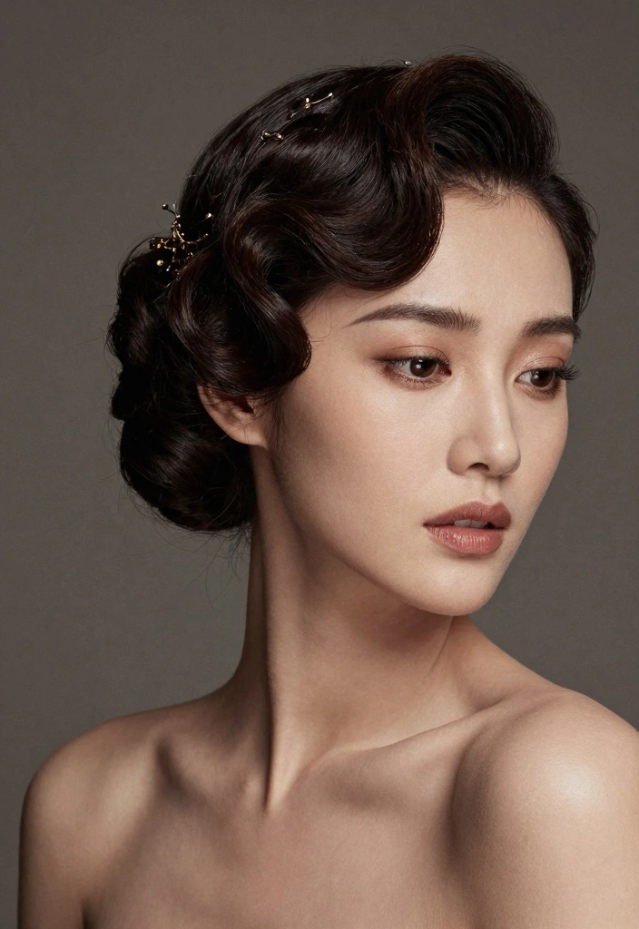 18 Princess Hair Ideas for Soft Fairytale Volume - 15. Vintage Inspired Chignon 1