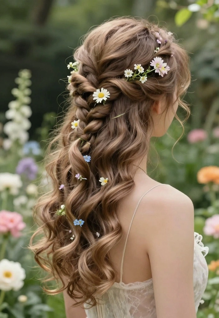 18 Princess Hair Ideas for Soft Fairytale Volume - 4. Dreamy Half-Up Twist 1