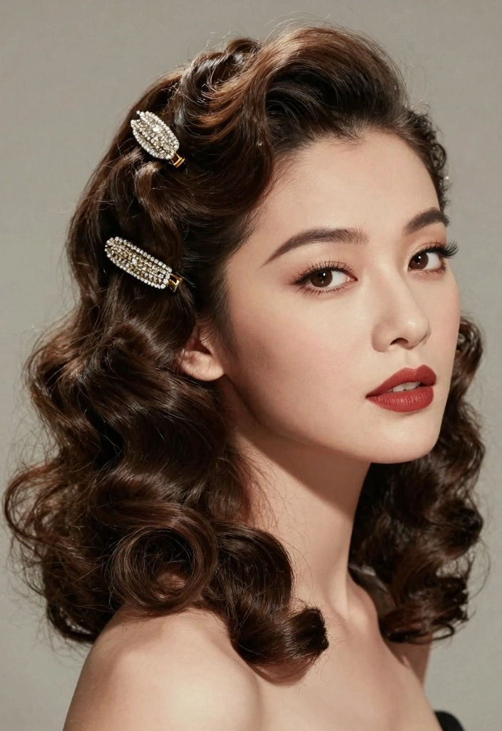 18 Princess Hair Ideas for Soft Fairytale Volume - 8. Elegant Vintage Roll 1
