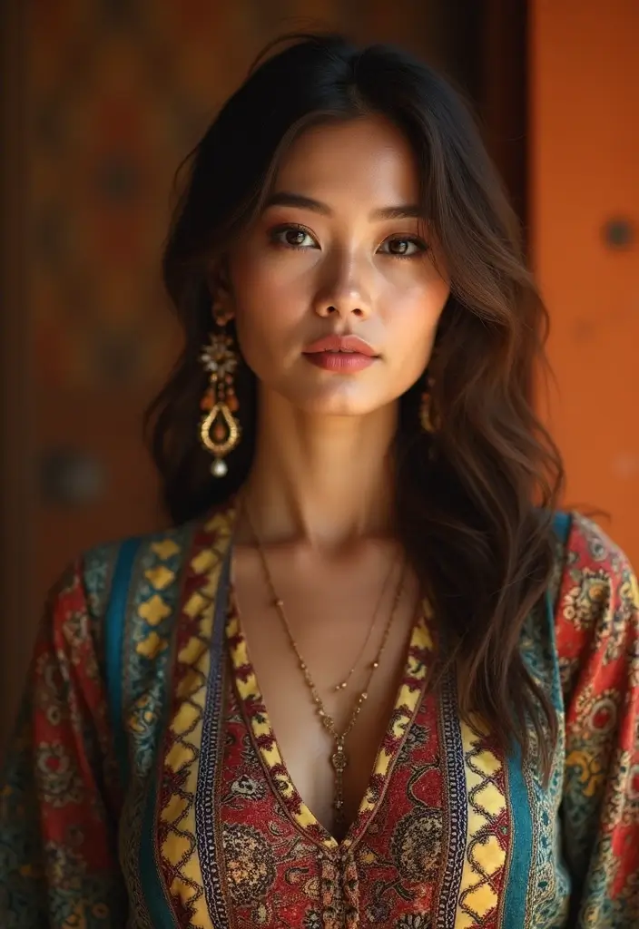 29 Eid Outfit Ideas That Flatter Every Figure - 9. Ethnic Prints and Patterns 1