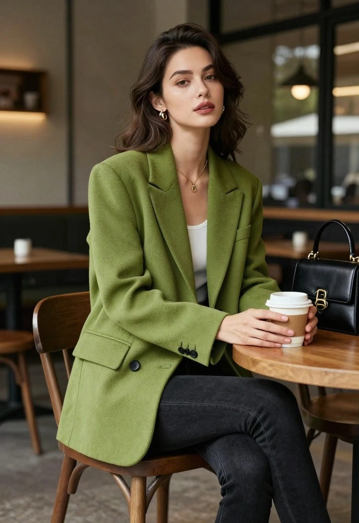 14 Black Skinny Jeans Outfit Ideas For Women That Always Work - 2. Oversized Blazer Magic 1